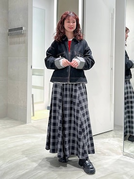 理咲さん（レディース・164cm）の春コーディネート