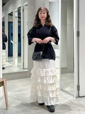 理咲さん（レディース・164cm）の夏コーディネート