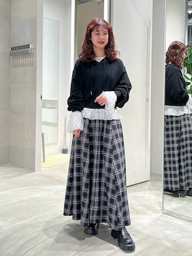 理咲さん（レディース・164cm）の春コーディネート