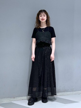 理咲さん（レディース・163cm）の春コーディネート