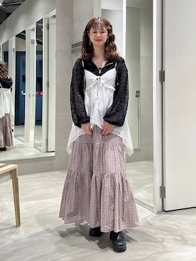 理咲さん（レディース・164cm）の夏コーディネート