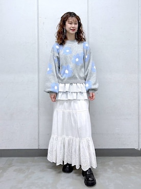 理咲さん（レディース・164cm）の冬コーディネート