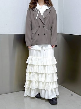 理咲さん(レディース・164cm)の春コーディネート