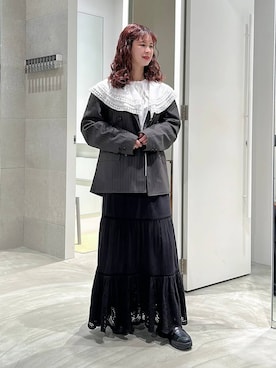 理咲さん（レディース・164cm）の春コーディネート