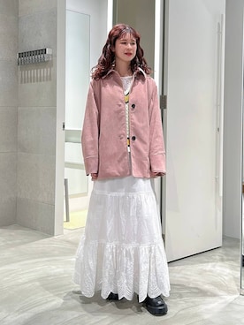 理咲さん（レディース・164cm）の春コーディネート