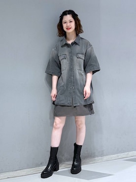 理咲さん（レディース・163cm）の夏コーディネート