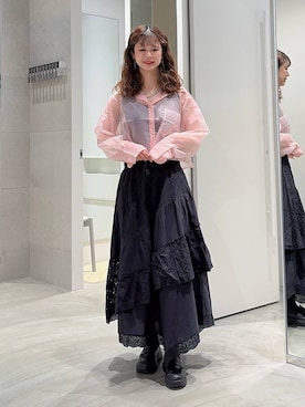 理咲さん(レディース・164cm)の夏コーディネート