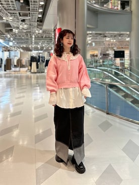 理咲さん（レディース・164cm）の春コーディネート