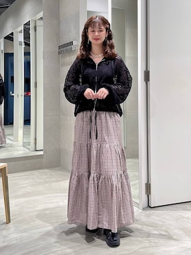 理咲さん（レディース・164cm）の夏コーディネート