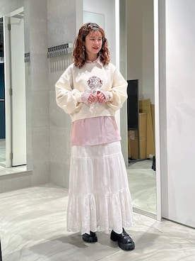 理咲さん（レディース・164cm）の春コーディネート