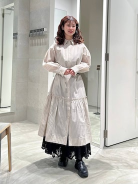 理咲さん（レディース・164cm）の春コーディネート