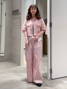 理咲さん（レディース・164cm）の夏コーディネート
