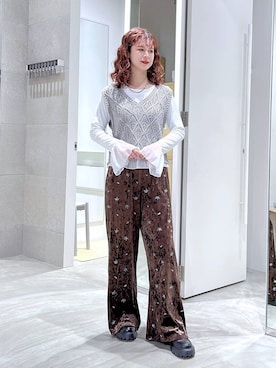 理咲さん(レディース・163cm)の冬コーディネート