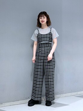 理咲さん(レディース・163cm)の夏コーディネート