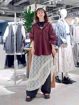 理咲さん（レディース・163cm）の秋コーディネート