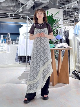 理咲さん（レディース・163cm）の夏コーディネート