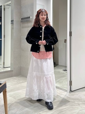 理咲さん（レディース・164cm）の春コーディネート