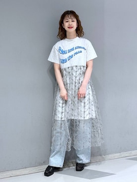 理咲さん(レディース・163cm)の夏コーディネート