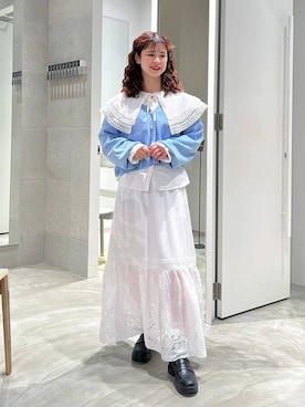 理咲さん（レディース・164cm）の春コーディネート