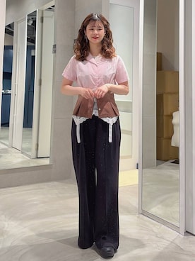 理咲さん(レディース・164cm)の夏コーディネート