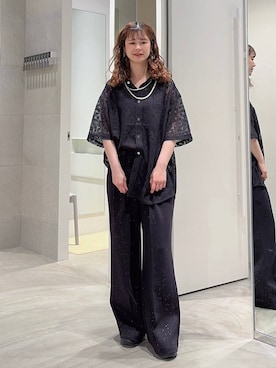 理咲さん(レディース・164cm)の夏コーディネート