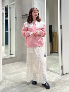 理咲さん（レディース・164cm）の春コーディネート