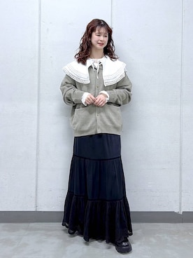 理咲さん（レディース・164cm）の春コーディネート