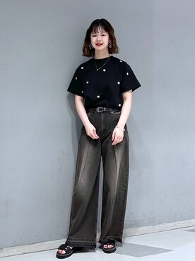 理咲さん（レディース・163cm）の夏コーディネート