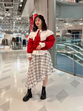 理咲さん（レディース・164cm）の春コーディネート