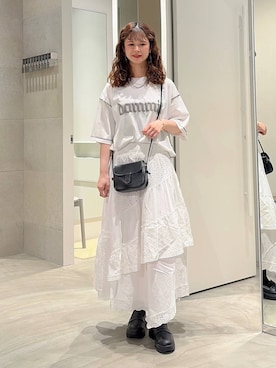 理咲さん(レディース・164cm)の夏コーディネート