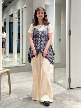 理咲さん(レディース・164cm)の夏コーディネート