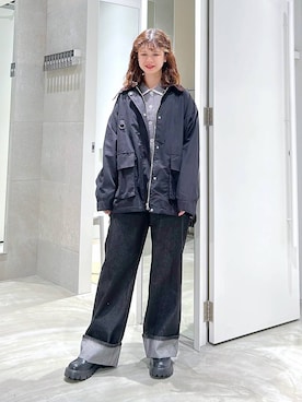 理咲さん(レディース・163cm)の秋コーディネート