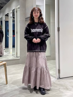 理咲さん（レディース・164cm）の夏コーディネート