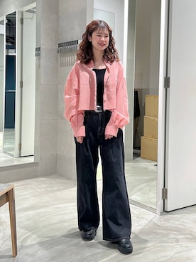 理咲さん（レディース・164cm）の春コーディネート