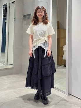理咲さん(レディース・164cm)の夏コーディネート