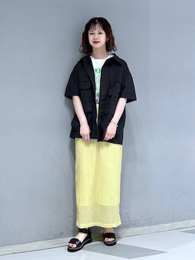 理咲さん（レディース・163cm）の夏コーディネート