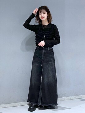 「RAGEBLUE（レイジブルー）のアイテム（キャミソール）」を使った、理咲さん（レディース・163cm）の秋コーディネート
