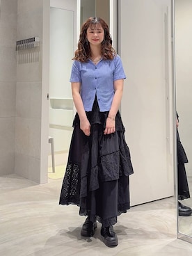 理咲さん(レディース・164cm)の夏コーディネート