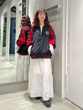 理咲さん（レディース・164cm）の春コーディネート