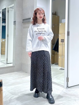 理咲さん（レディース・163cm）の冬コーディネート