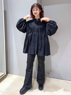 理咲さん（レディース・163cm）の冬コーディネート