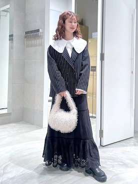 理咲さん（レディース・163cm）の冬コーディネート