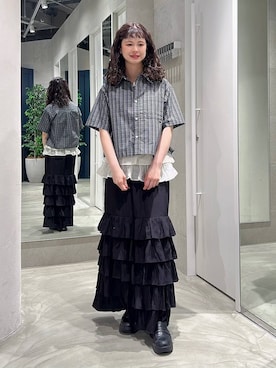 理咲さん(レディース・164cm)の春コーディネート