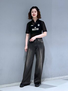 理咲さん（レディース・163cm）の夏コーディネート