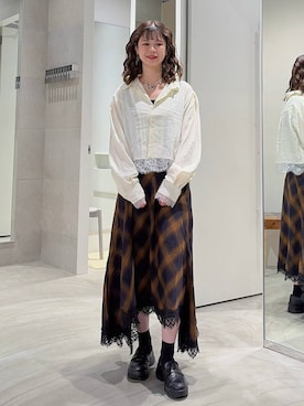 理咲さん(レディース・164cm)の夏コーディネート