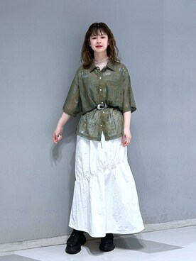 理咲さん（レディース・163cm）の春コーディネート