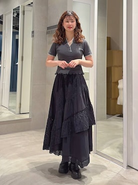 理咲さん(レディース・164cm)の夏コーディネート