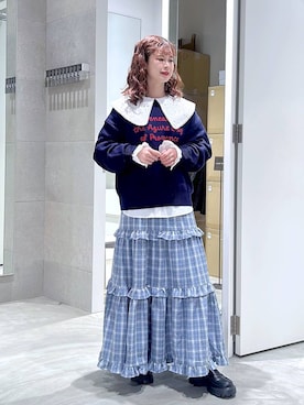 理咲さん（レディース・163cm）の冬コーディネート