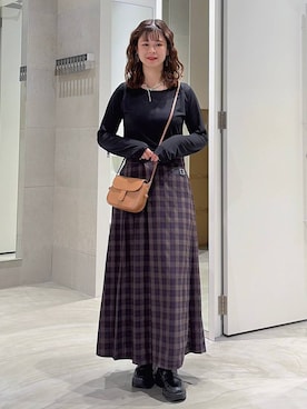 理咲さん（レディース・164cm）の秋コーディネート