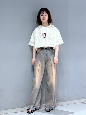 理咲さん（レディース・163cm）の夏コーディネート